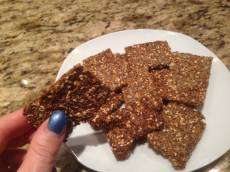 Sesame Quinoa Crackers