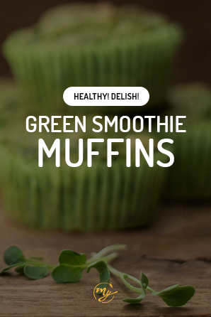 Healthy Green Smoothie Muffins