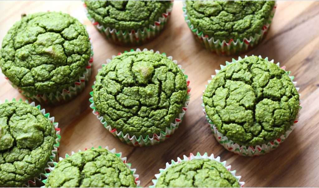 Lucky Green Muffins